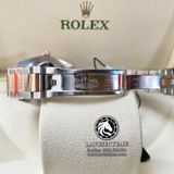 Đồng Hồ Rolex Datejust 41mm 126331-0015 Rep 1:1 Chế Tác Vỏ Demi Bọc Vàng Mặt Xám Cọc Số La Mã Dây Kim Loại Oyster