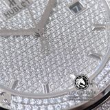 Đồng Hồ Hublot Classic Fusion 42mm Rep 1:1 Chế Tác Vỏ Và Mặt Số Độ Kim Cương Thiên Nhiên - Moissanite Pave 542.NX.9010.LR.1704