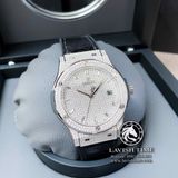 Đồng Hồ Hublot Classic Fusion 42mm Rep 1:1 Chế Tác Vỏ Và Mặt Số Độ Kim Cương Thiên Nhiên - Moissanite Pave 542.NX.9010.LR.1704