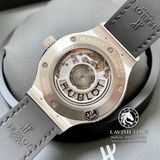 Đồng Hồ Hublot Classic Fusion 38mm Chế Tác Vỏ Bạc Titanium Mặt Số Đen Dây Da 565.NX.1171.LR