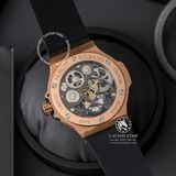 Đồng Hồ Hublot Big Bang Minute Repeater Tourbillon 44mm Rep 1:1 Chế Tác Vỏ Vàng Hồng Mặt Số Skeleton Dây Cao Su 304.PX.1180.LR