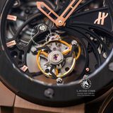 Đồng Hồ Hublot Big Bang Minute Repeater Tourbillon 44mm Rep 1:1 Chế Tác Vỏ Vàng Hồng Mặt Số Skeleton Dây Cao Su 304.PX.1180.LR