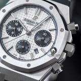 Đồng Hồ Audemars Piguet Royal Oak Chronograph 26331ST.OO.1220ST.03 Rep 1:1 Chế Tác Vỏ Bạc Mặt Trắng Dây Kim Loại