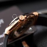 Đồng Hồ Hublot Classic Fusion 42mm Rep 1:1 Chế Tác Vỏ Vàng Hồng Đính Đá Pave Mặt Số Đen 542.OX.1181.LR.1704