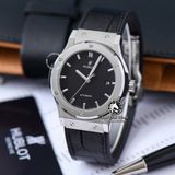 Đồng Hồ Hublot Classic Fusion 42mm Rep 1:1 Chế Tác Vỏ Bạc Titanium Mặt Số Đen Nâng Cấp Vòng Bi Bánh Đà Chính Hãng 542.NX.1171.LR