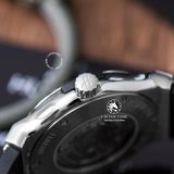 Đồng Hồ Hublot Classic Fusion 42mm Rep 1:1 Chế Tác Vỏ Bạc Niềng Đính Đá Mặt Số Đen 542.NX.1171.LR