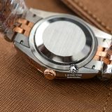 Đồng Hồ Rolex Datejust 36mm 126231 Rep 1:1 Chế Tác Vỏ Demi Bọc Vàng Mặt Nâu Chocolate Cọc Số Đính Đá Dây Kim Loại Jubilee