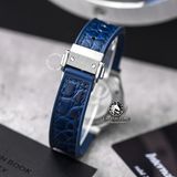 Đồng Hồ Hublot Classic Fusion 33mm Rep 1:1 Chế Tác Vỏ Bạc Mặt Số Xanh Dương 581.NX.7170.LR