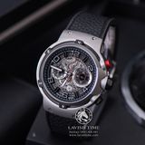 Đồng Hồ Hublot Novelties 45mm Rep 1:1 Chế Tác Vỏ Bạc Mặt Số Skeleton Dây Da 526.NX.0124.VR