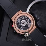 Đồng Hồ Hublot Novelties 45mm Rep 1:1 Chế Tác Vỏ Vàng Hồng Mặt Số Skeleton Dây Da 526.OX.0124.VR