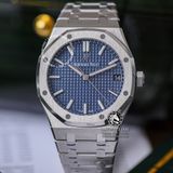 Đồng Hồ Audemars Piguet Royal Oak 15500ST.OO.1220ST.01 Rep 1:1 Chế Tác Vỏ Bạc Mặt Xanh Dương Dây Kim Loại