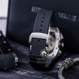 Đồng Hồ Richard Mille RM 011 Automatic Flyback Chronograph Felipe Massa Rep 1:1 Cao Cấp Vỏ Bạc Mặt Skeleton Lộ Cơ Dây Cao Su