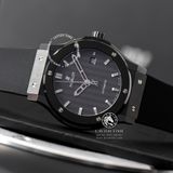 Đồng Hồ Hublot Classic Fusion 42mm Rep 1:1 Chế Tác Vỏ Đen Ceramic Mặt Số Đen Carbon Dây Cao Su 542.CM.1771.RX