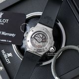 Đồng Hồ Hublot Big Bang 44mm Rep 1:1 Chế Tác Vỏ Bạc Mặt Carbon Đen Cọc Vạch 301.SM.1770.RX