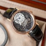 Đồng Hồ Breguet Tradition 7097BR/G1/9WU Rep 1:1 Chế Tác Vỏ Vàng Hồng Mặt Trắng Dây Da