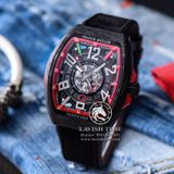 Đồng Hồ Franck Muller Vanguard Racing Skeleton Carbon Rep 1:1 Chế Tác Vỏ Carbon Mặt Skeleton Lộ Cơ