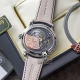 Đồng Hồ Audemars Piguet Millenary 15350ST.OO.D002CR.01 Rep 1:1 Chế Tác Vỏ Bạc Mặt Lộ Cơ Dây Da