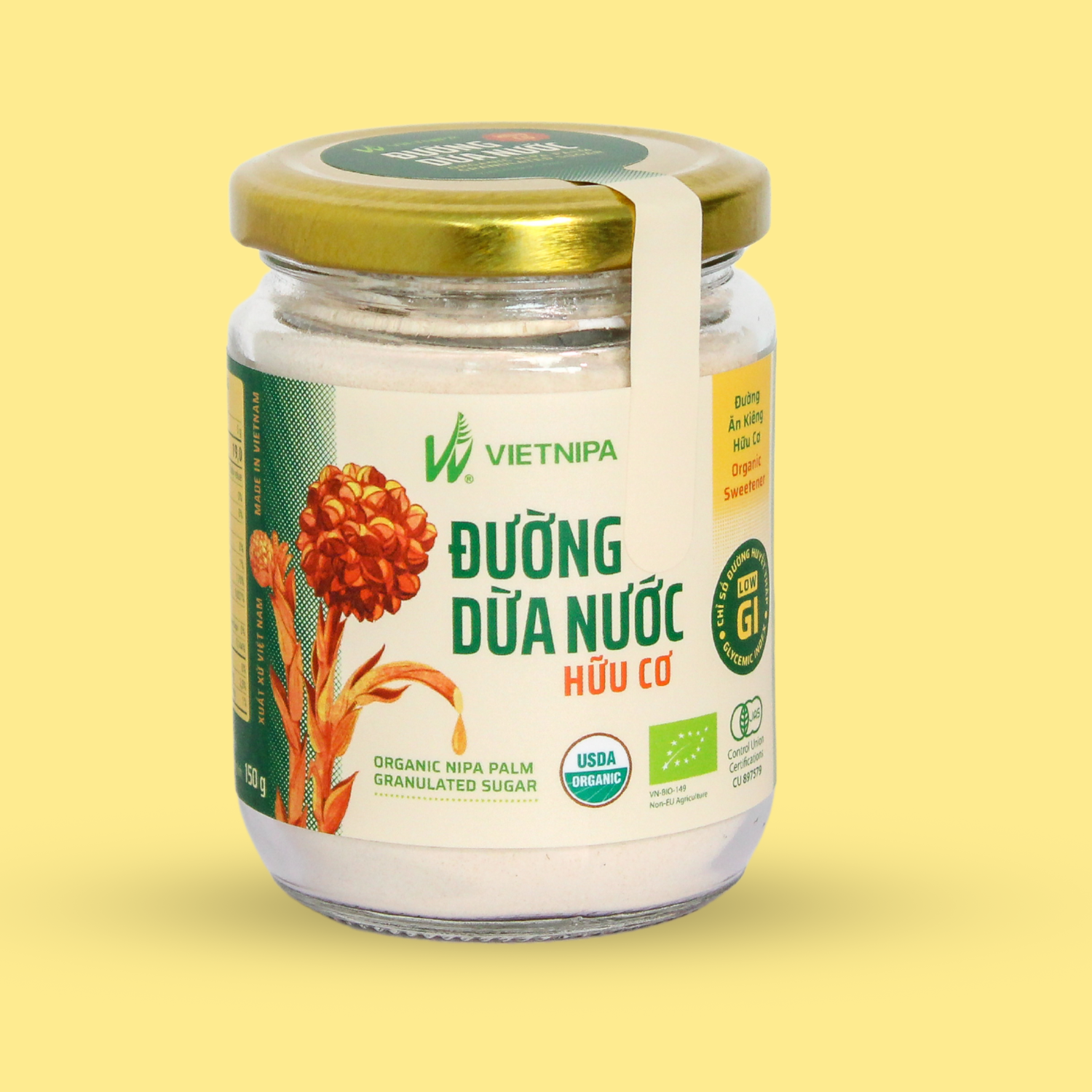  Đường dừa nước VIETNIPA 150gr 