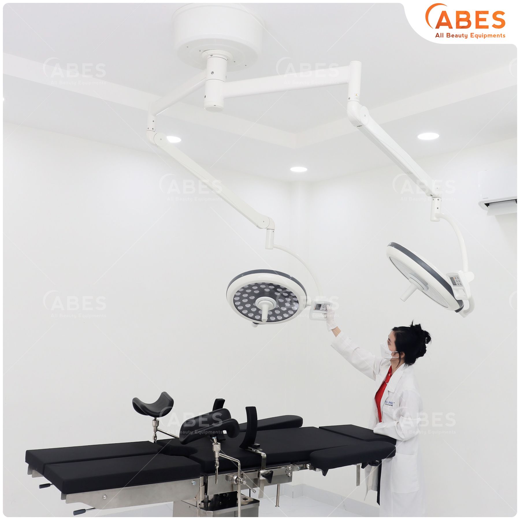 Đèn phẫu thuật Full Led bóng đôi LED500/500 treo trần