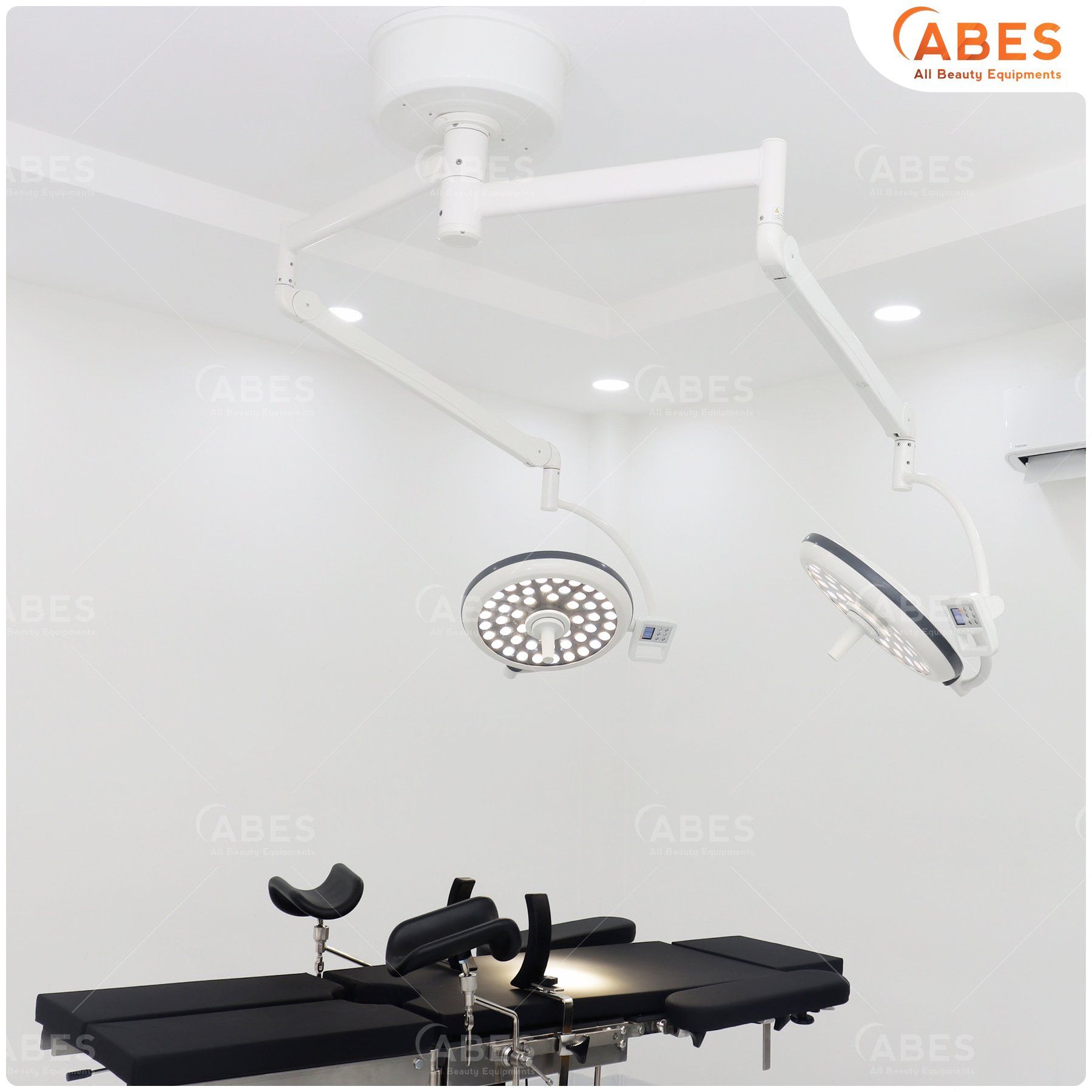 Đèn phẫu thuật Full Led bóng đôi LED500/500 treo trần