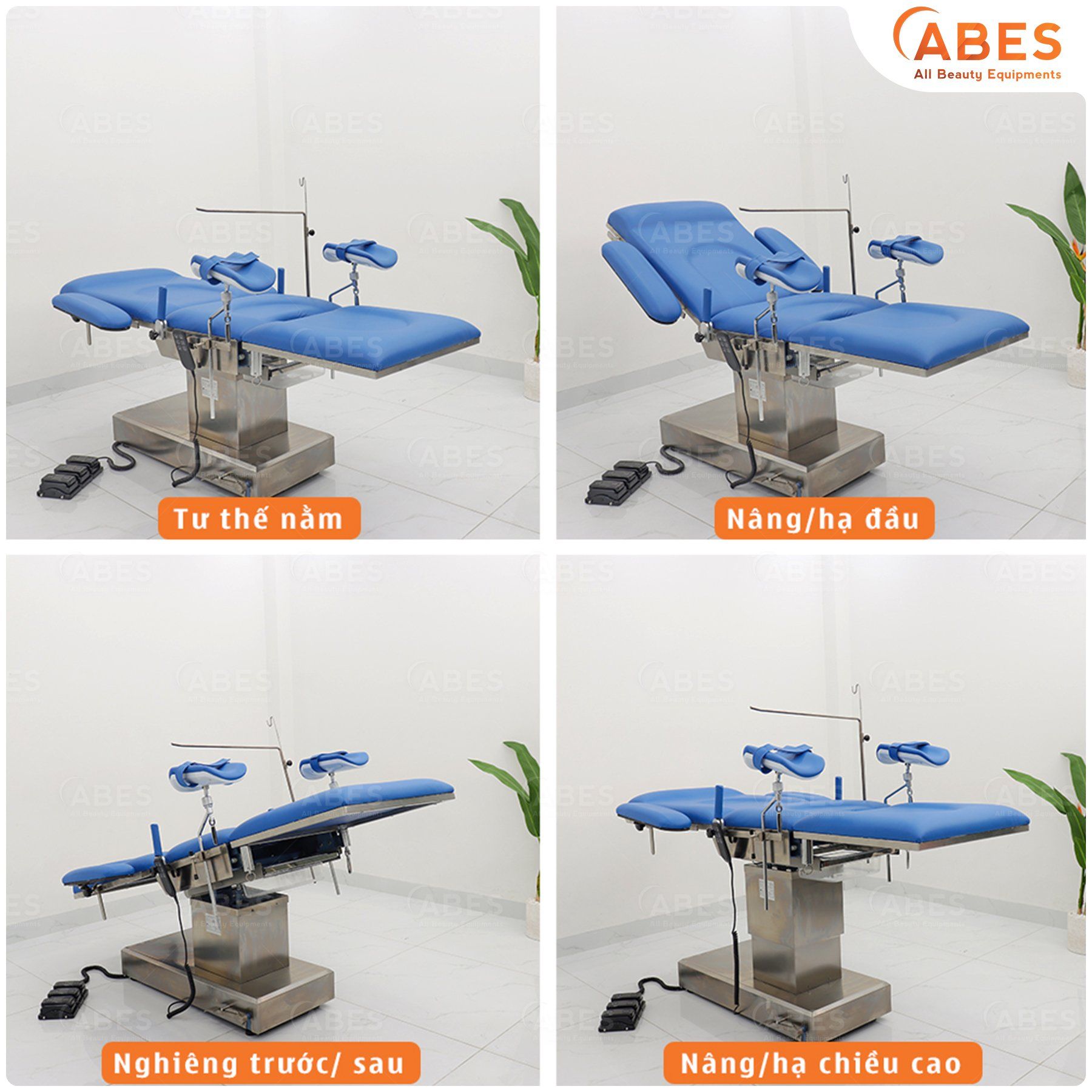 Bàn đẻ, bàn khám sản phụ khoa đa năng Hi-MEC SB-804