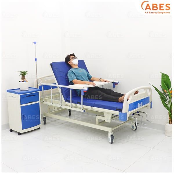 Giường bệnh nhân chỉnh cơ 3 tay quay Hi-MEC HMHB-1030