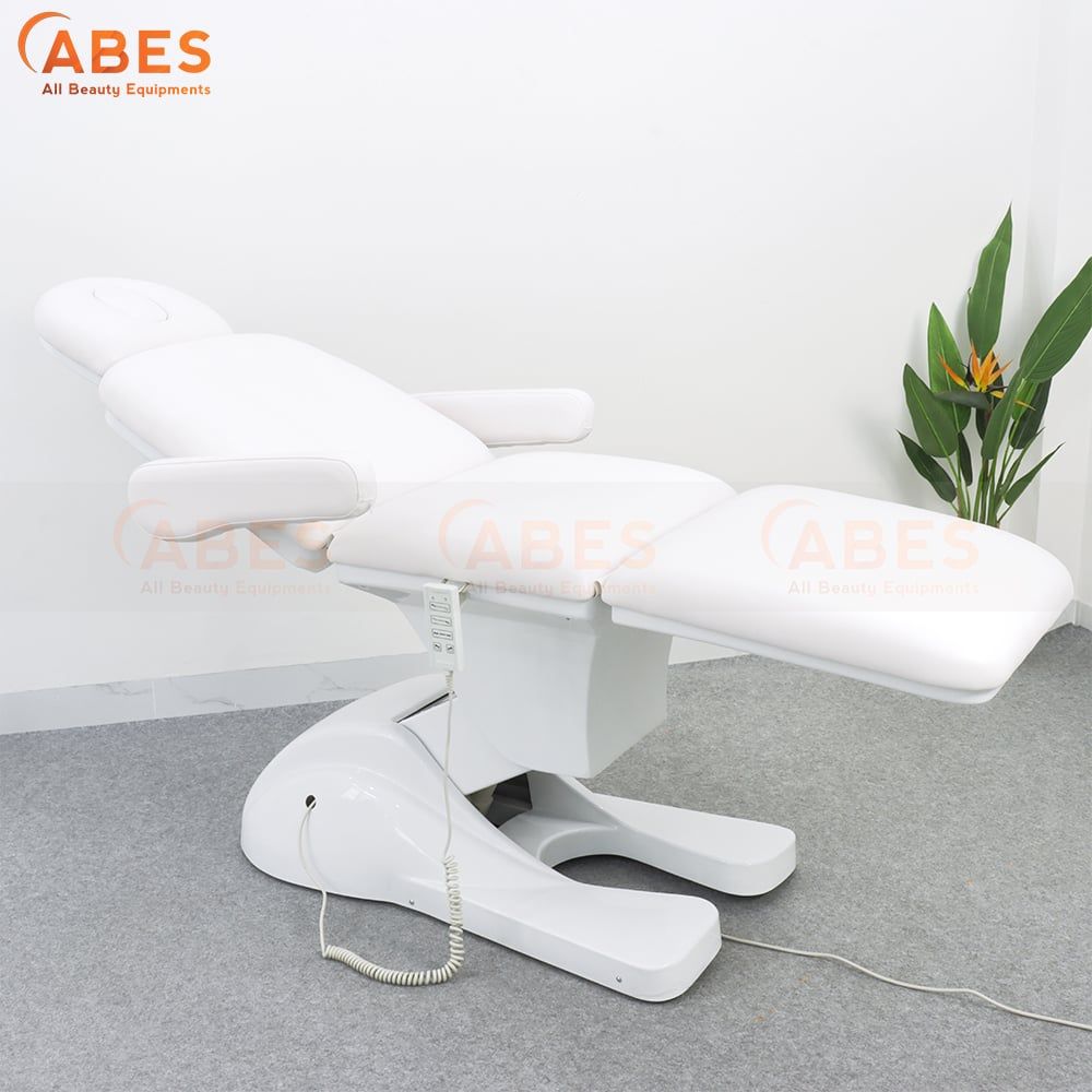 Giường phun xăm chỉnh điện cao cấp Hi-MEC HMBB 8040 trắng
