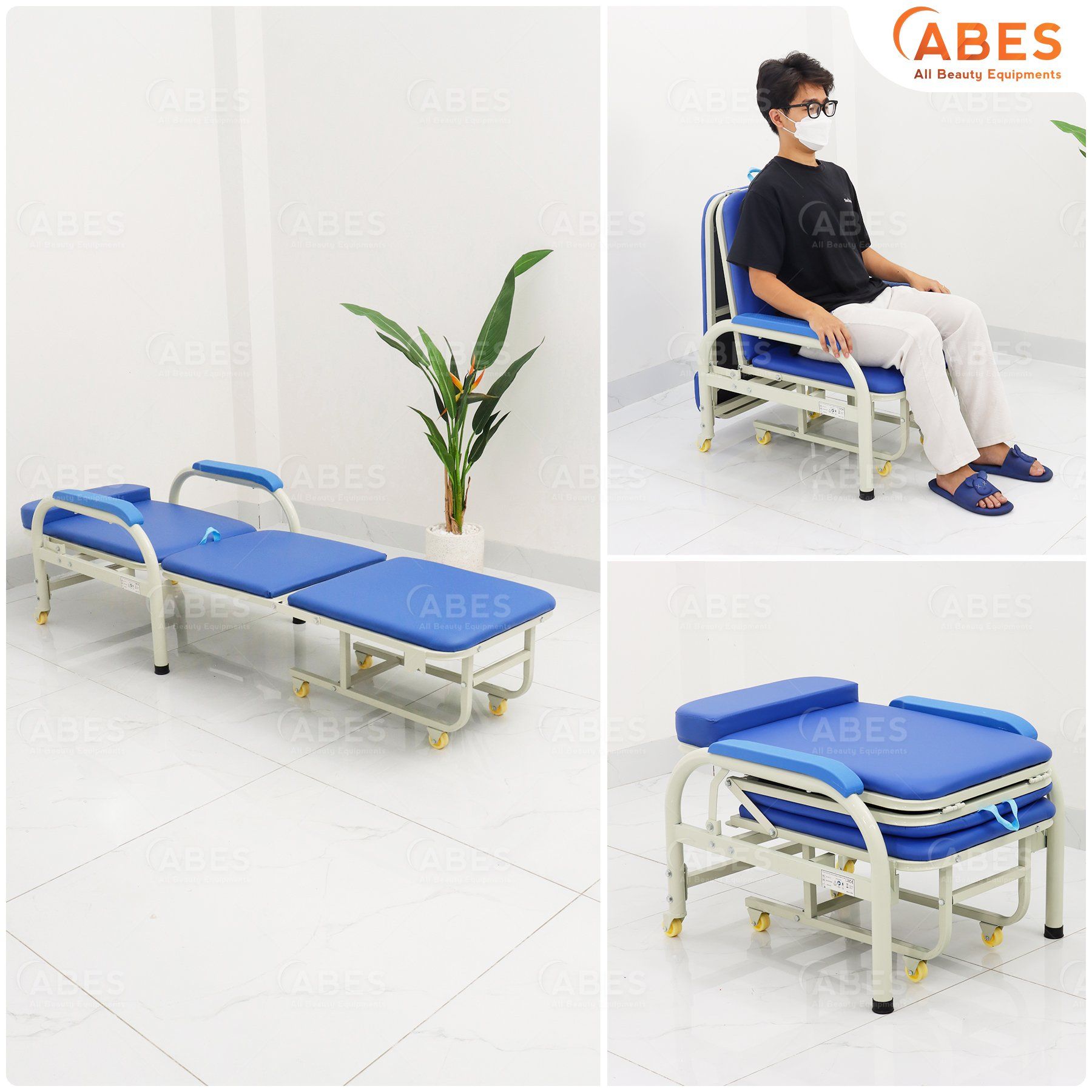 Giường ghế đa năng chăm sóc bệnh nhân Hi-MEC HMNB-3010