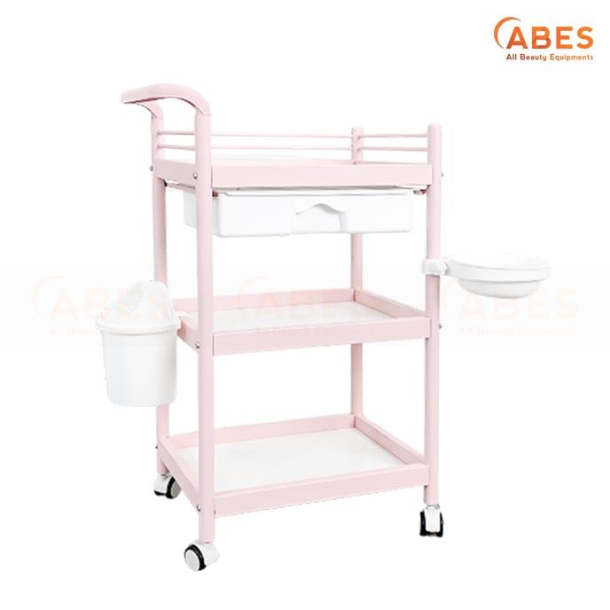 Xe đẩy spa 3 tầng cao cấp HMTL-5030 có thùng rác