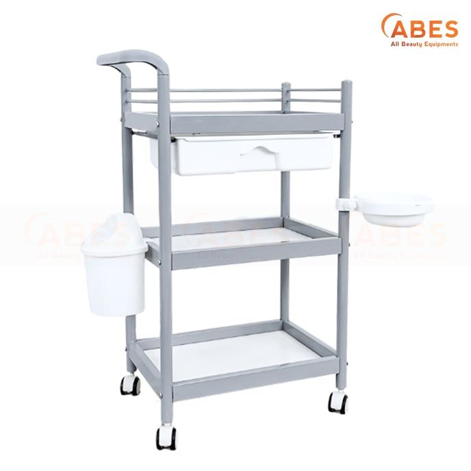 Xe đẩy spa 3 tầng cao cấp HMTL-5030 có thùng rác