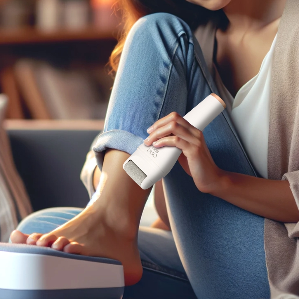Máy chà gót chân Enchen OVIE ROCK tẩy tế bào chết, làm mềm sáng gót chân chuyên dụng tại nhà