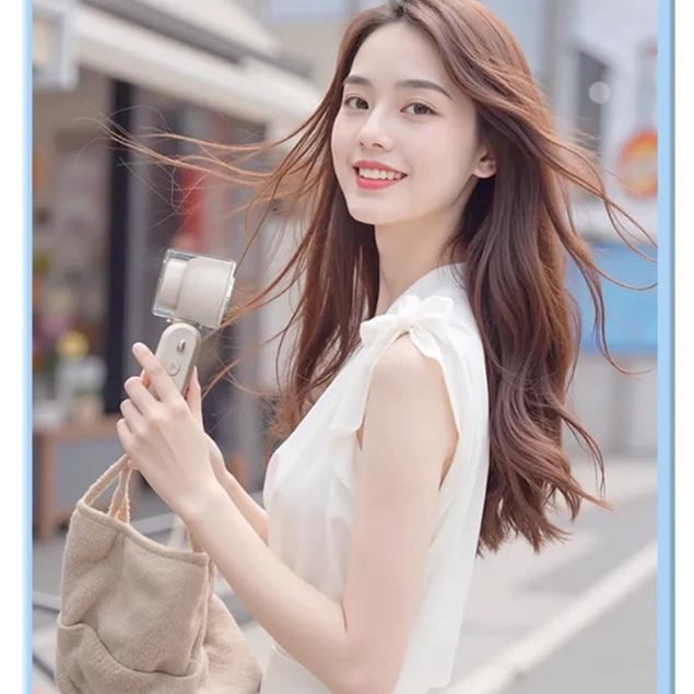 Quạt sò lạnh cầm tay miLife F3P pin 4000mAh - Có dây đeo cổ gập được, 100 cấp độ gió bảo hành 12 tháng