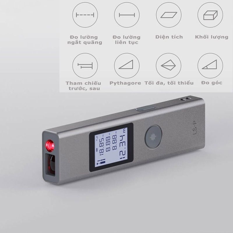 Máy đo khoảng cách Xiaomi Duka LSP tối đa 40m - Bảo hành 12 tháng