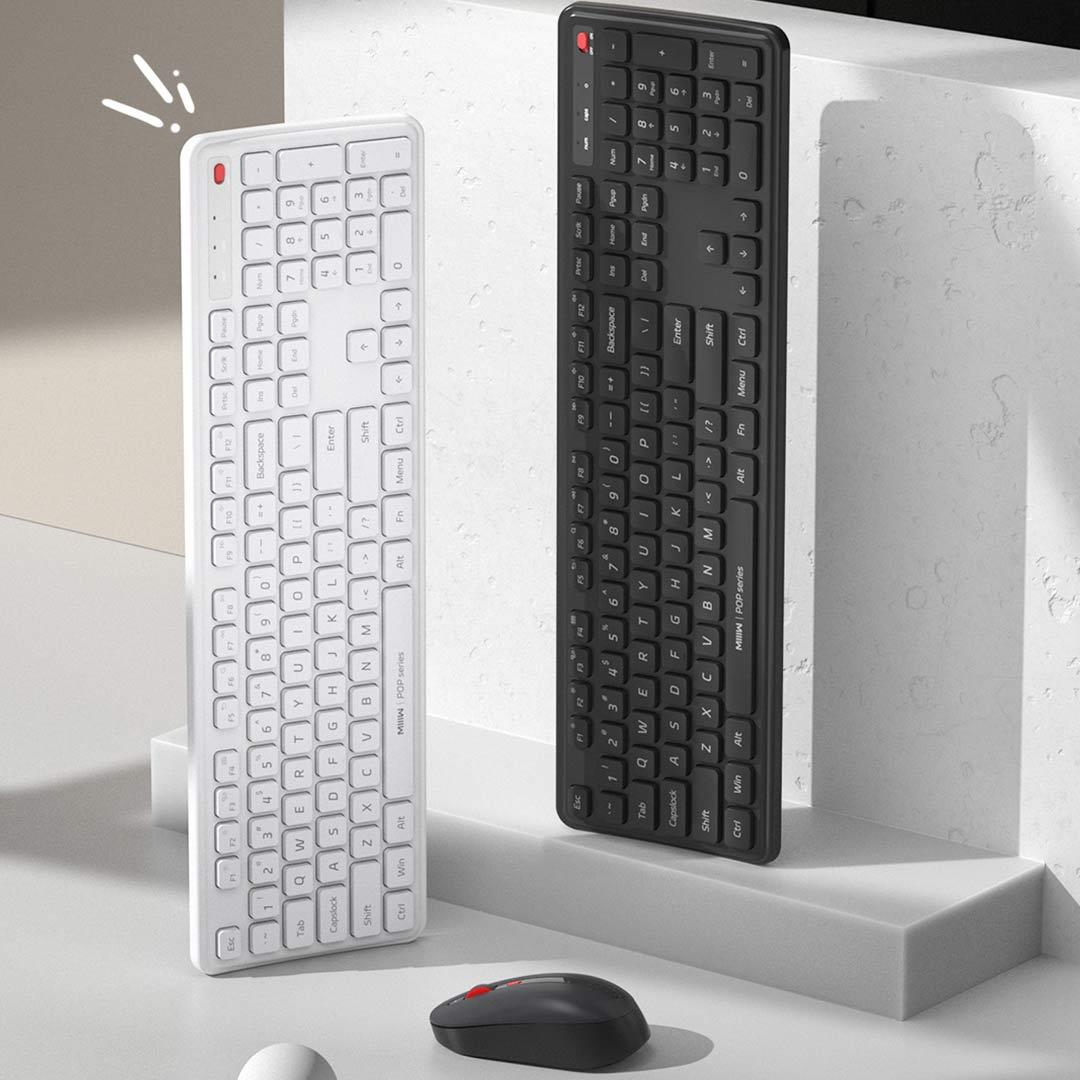 Bộ bàn phím, chuột không dây Xiaomi MIIIW Gen 3 dùng được cho Macbook - Bảo hành 12 tháng