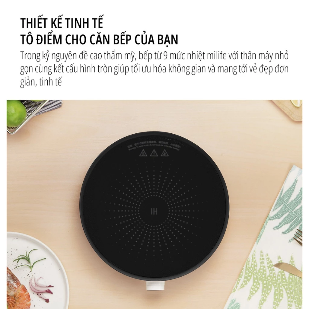 Bếp từ đơn 9 mức nhiệt Xiaomi miLife LFT-010 - Bảo hành 12 tháng