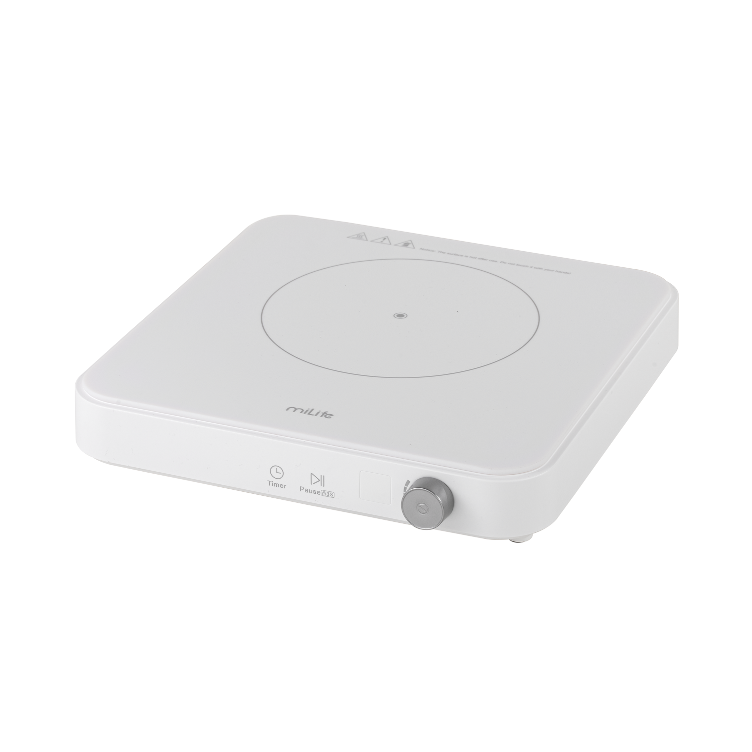 Bếp từ 10 mức nhiệt miLife Youth Lite N3 vuông công suất 2100W đun liu riu hẹn giờ tắt bếp - Bảo hành 12 tháng
