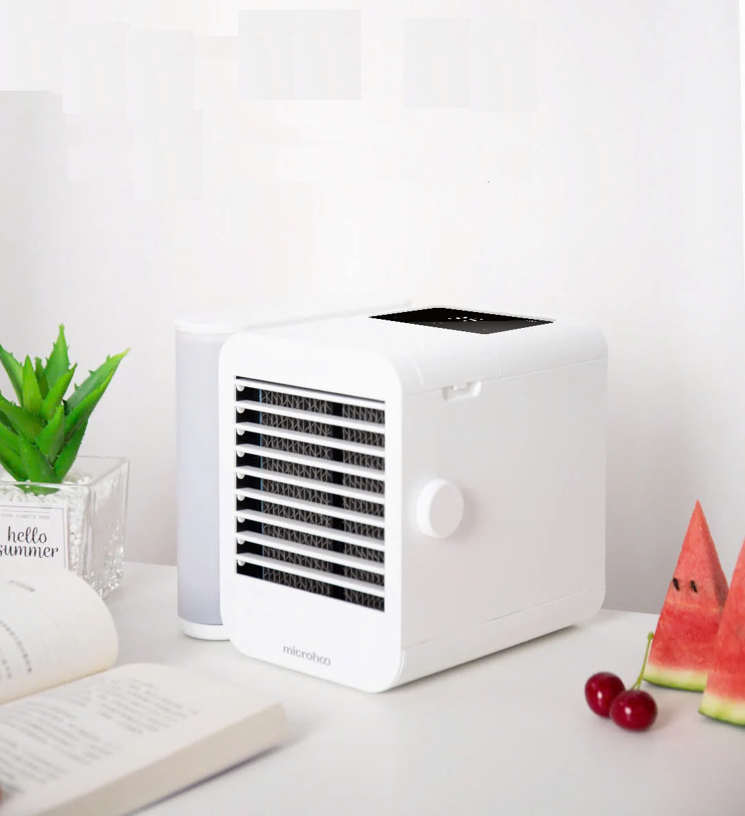 Quạt điều hòa để bàn mini miLife E15 quạt 12cm, 9 cánh, bình nước 1L - Bảo hành 12 tháng