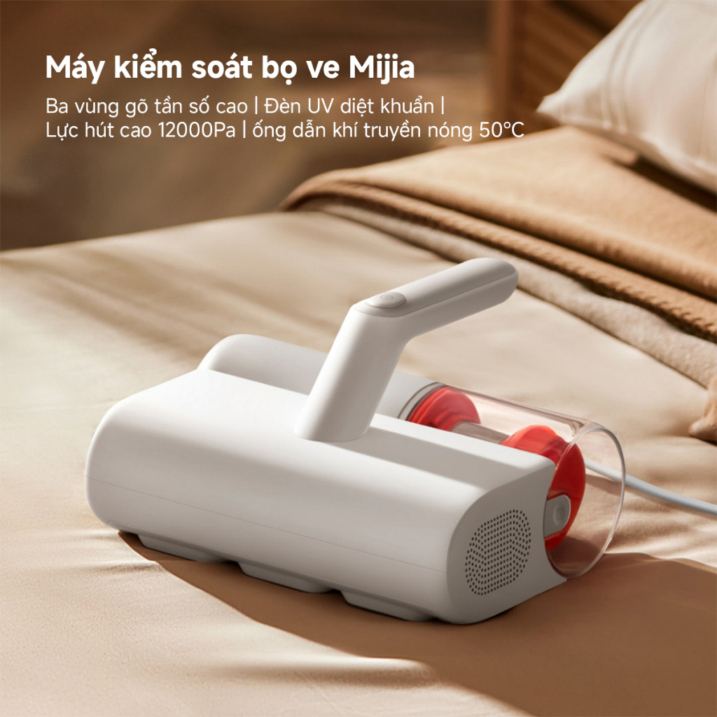 Máy hút bụi giường nệm diệt khuẩn UV Xiaomi Mijia Gen2 MJCMY02DY - Bảo hành 12 tháng