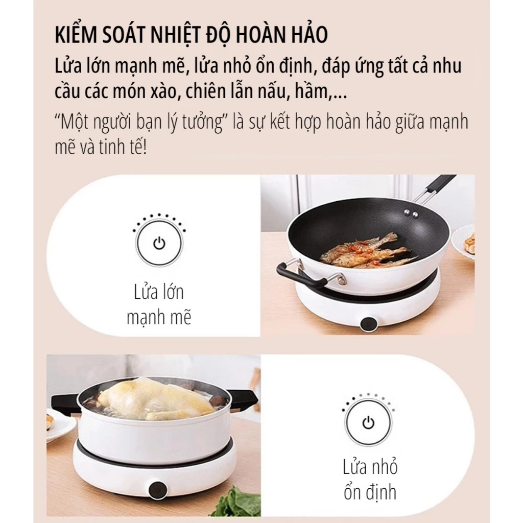 Bếp từ đơn 9 mức nhiệt Xiaomi miLife LFT-010 - Bảo hành 12 tháng