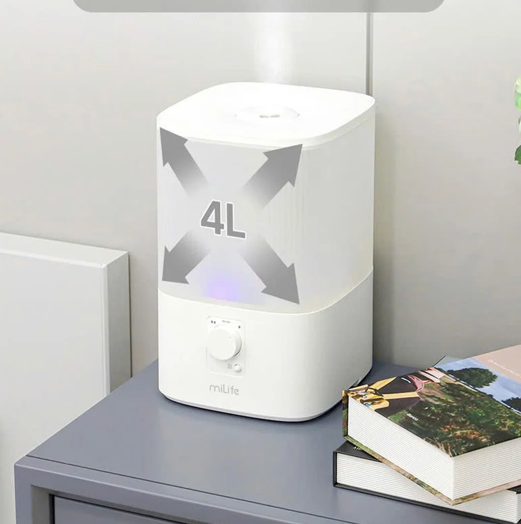 Máy phun sương tạo ẩm miLife milife Model H86 - Dung tích 4 lít dùng được tinh dầu