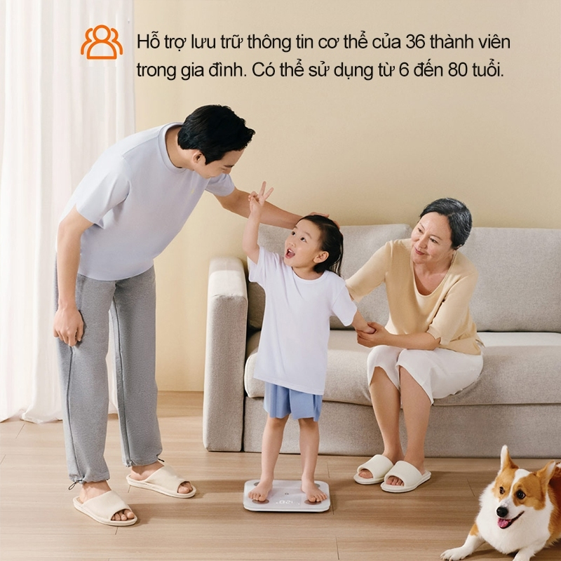 Cân điện tử thông minh Xiaomi Mijia S400 - Bảo hành 12 tháng