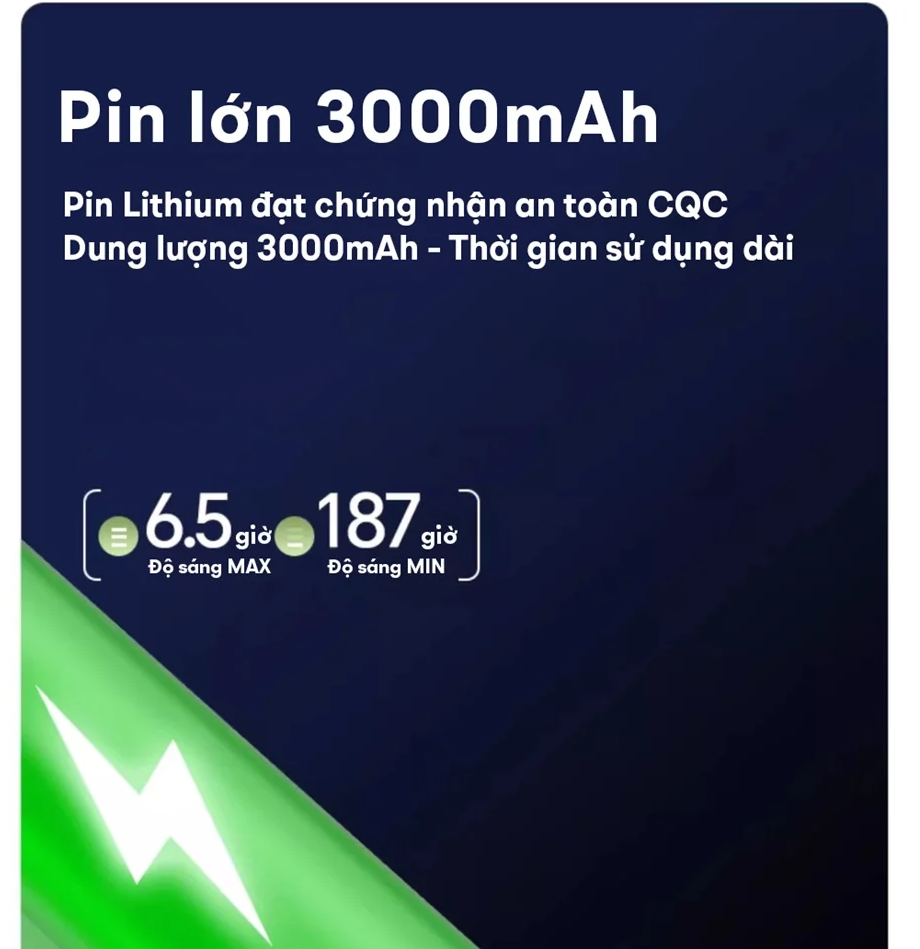 Đèn chống cận gắn bàn thông minh miLife X9 - Tích điện xoay linh hoạt nhiều hướng