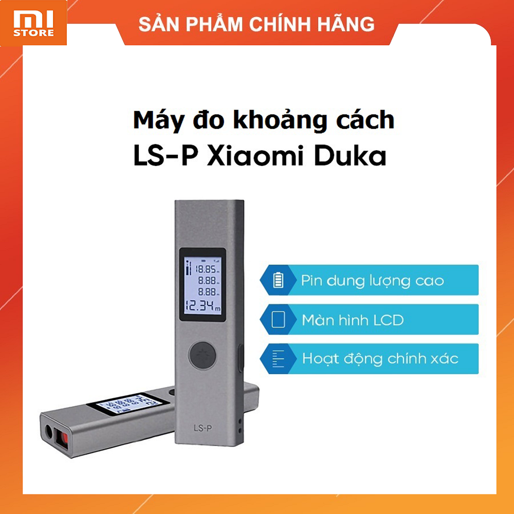 Máy đo khoảng cách Xiaomi Duka LSP tối đa 40m - Bảo hành 12 tháng