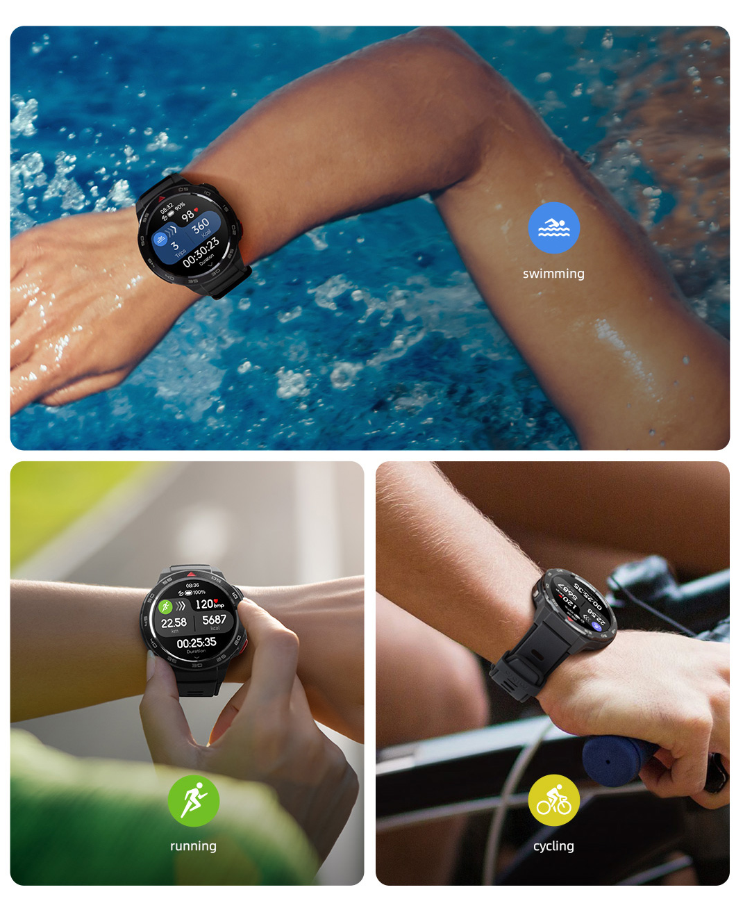 Đồng hồ thông minh nghe gọi Mibro GS Pro - Màn hình Amoled HD GPS tập luyện kháng nước 5ATM