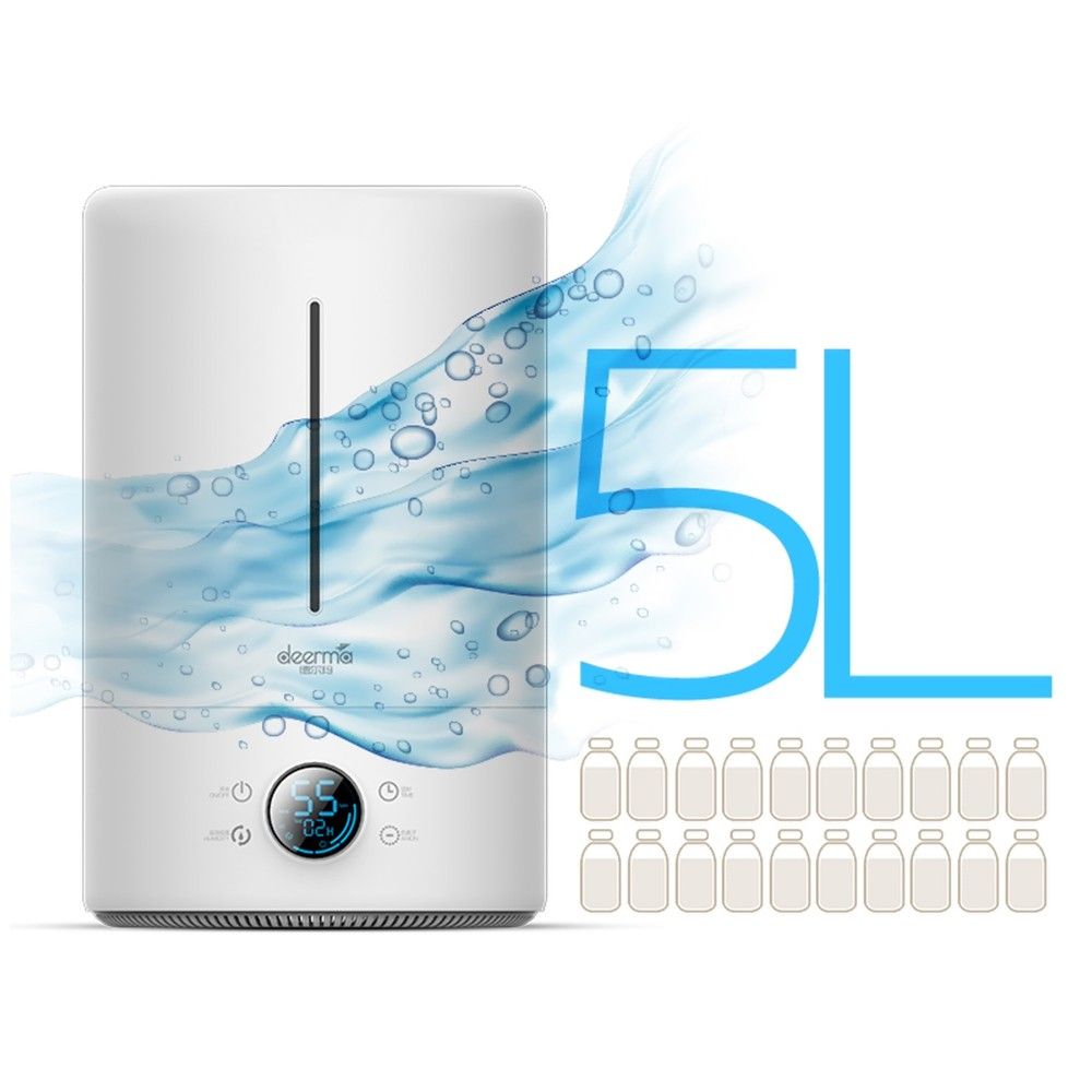 Máy phun sương tạo độ ẩm Xiaomi Deerma F628s dung tích 5 lít - Chính hãng dùng được tinh dầu