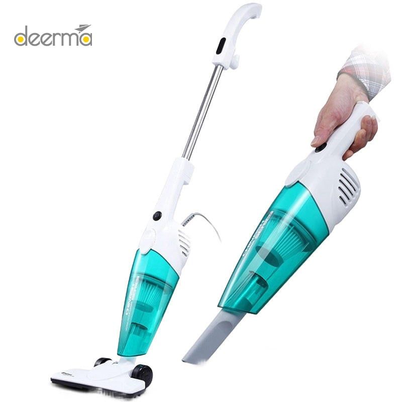 Máy hút bụi cầm tay Xiaomi Deerma Vacuum Cleaner DX118C 2 trong 1 với 3 loại đầu hút, lực hút khỏe 12000Pa