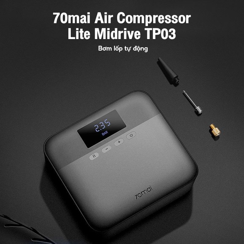 Máy bơm lốp xe ô tô 70Mai Air Compressor Lite Midrive TP03 - Bảo hành 12 tháng