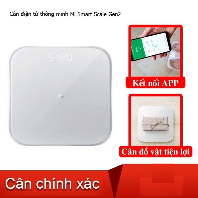 Cân điện tử thông minh Xiaomi Gen2 Scale 2 Universal cân thể chất xiaomi