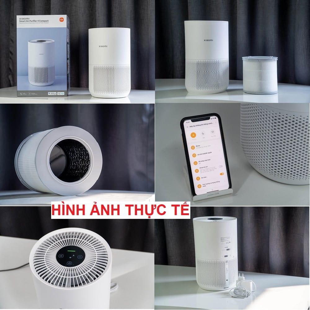 Máy lọc không khí Xiaomi Smart Air Purifier 4 Compact - Bản quốc tế bảo hành 12 tháng