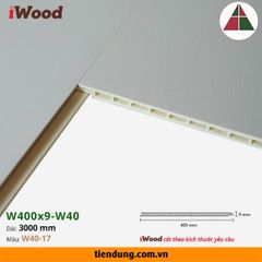 Tấm ốp phẳng iWood W400 (W400x9-W40-17)